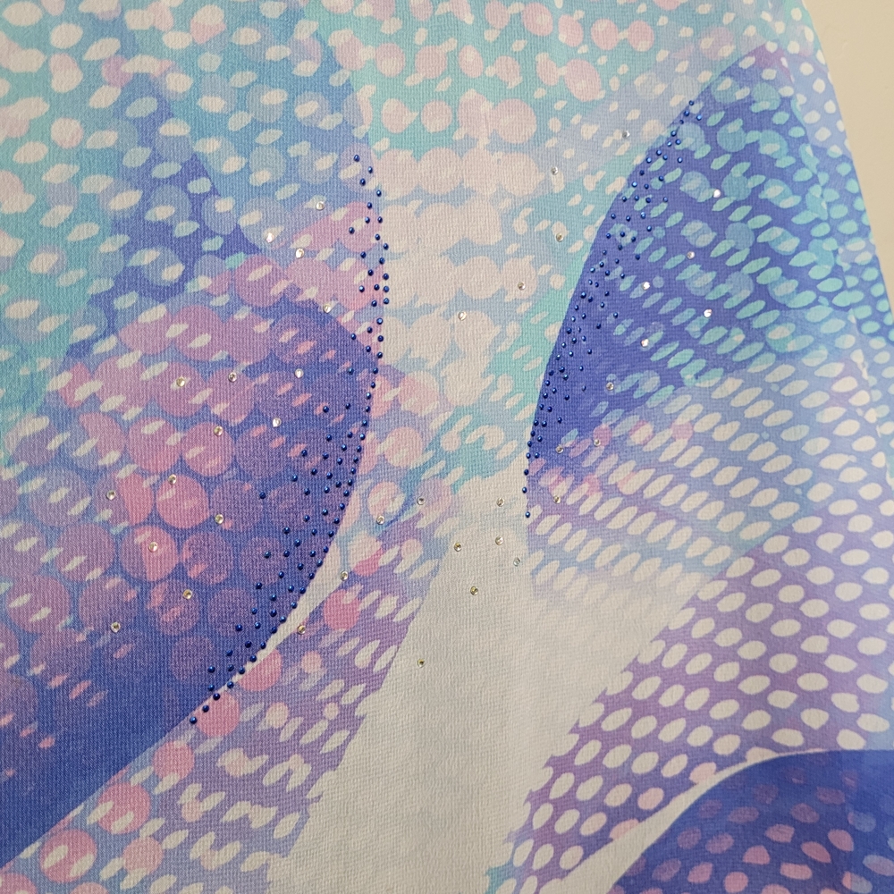 B.L.E.U. Multicolor Abstract Blouse - Picture 4 of 16